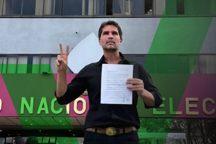 Eduardo Verástegui, candidato identificado con la ultraderecha, pidió al INE su registro rumbo a 2024