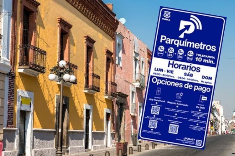 Se invalida el cobro de parquímetro en Puebla