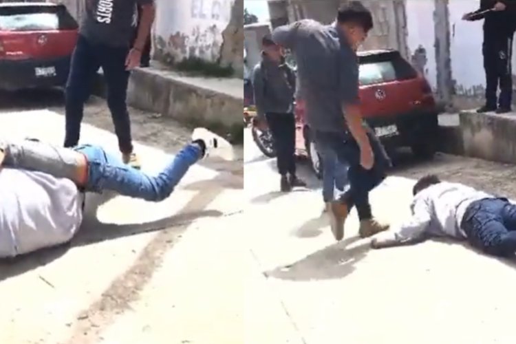 Jóvenes dan golpiza a alumno de secundaria en Chiapas