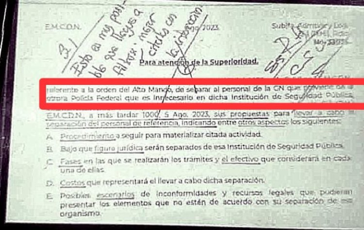 Preparan megadespido en la GN de elementos anteriormente pertenecientes a la PF