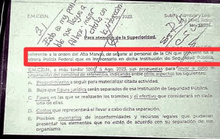 Preparan megadespido en la GN de elementos anteriormente pertenecientes a la PF