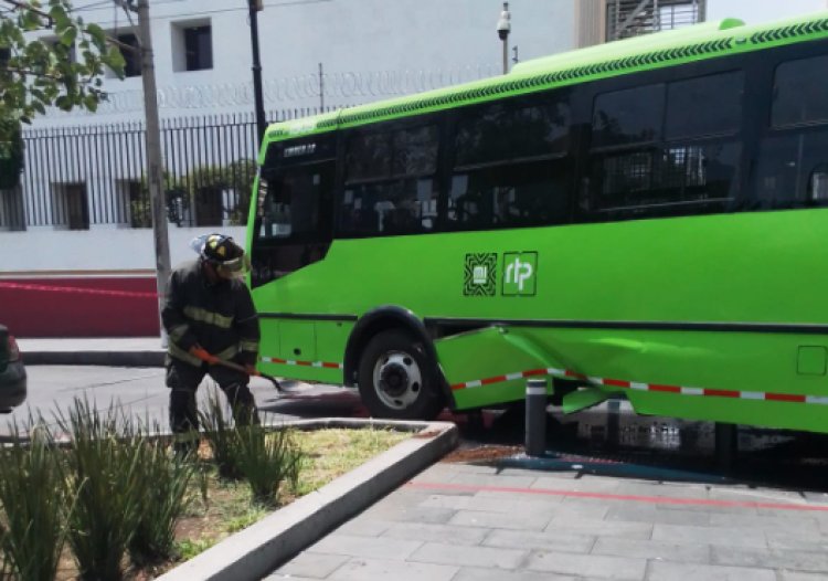 RTP choca en la alcaldía Cuauhtémoc