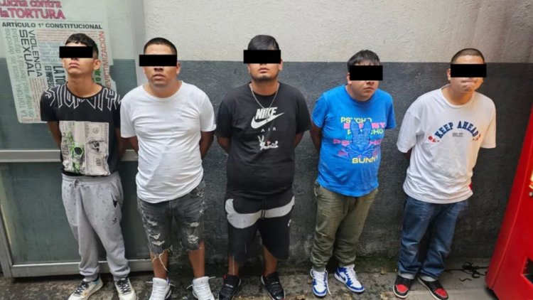 Detienen a miembros de la Unión Tepito en la Venustiano Carranza, CDMX