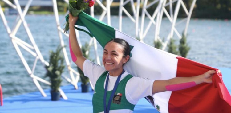 Mexicana Kenia Lechuga gana plata en mundial de remo