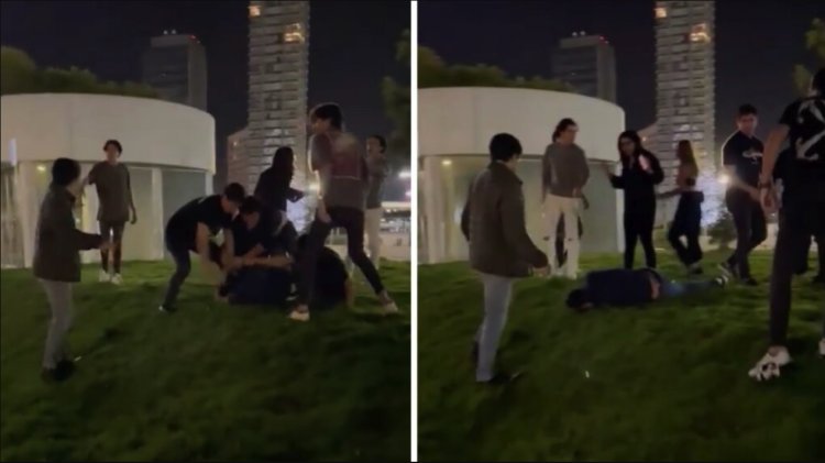 Video: Ocho agresores golpean a un joven en la capital de Puebla