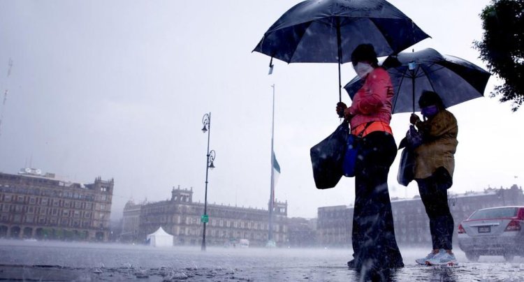 Pronostican lluvias en el Edomex y la CDMX para este martes