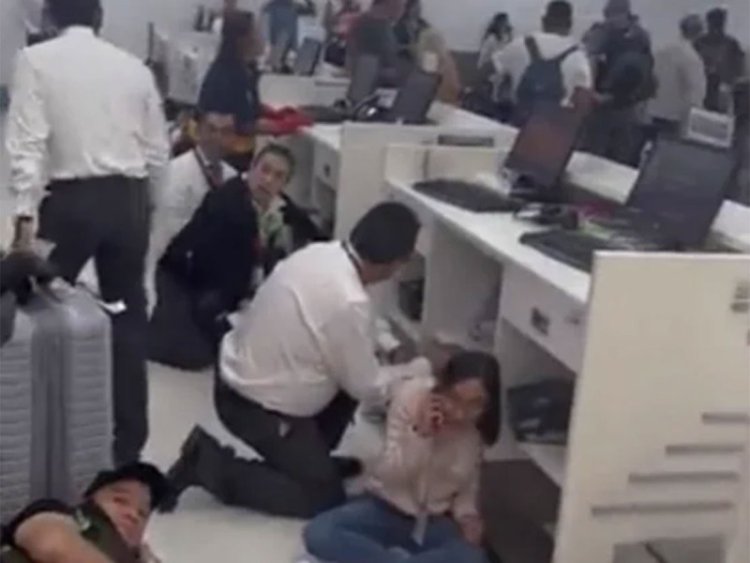 Reportan balacera en el AICM; dos policías heridos y un detenido