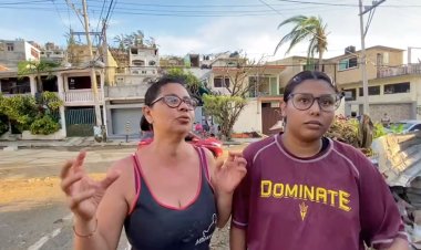 Urge que el gobierno se ponga a trabajar, pide damnificada de Acapulco