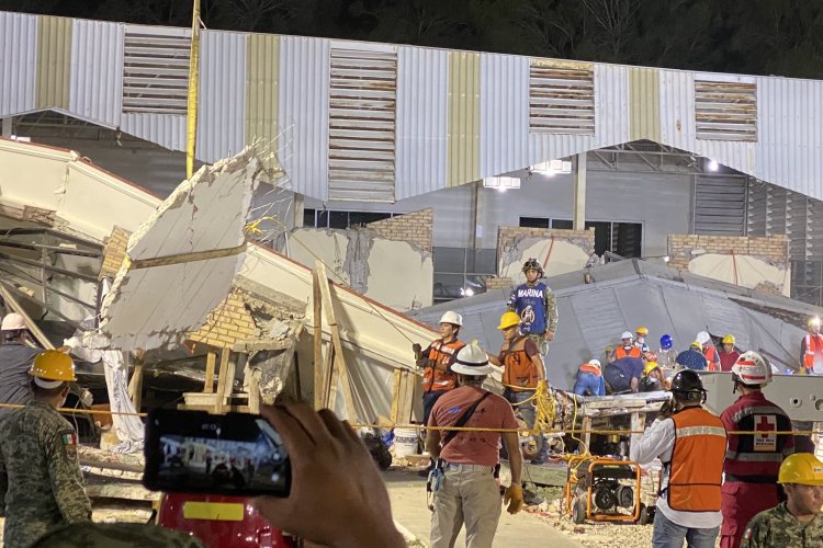 Varios muertos y heridos registrados tras colapso de techo en iglesia de Tamaulipas