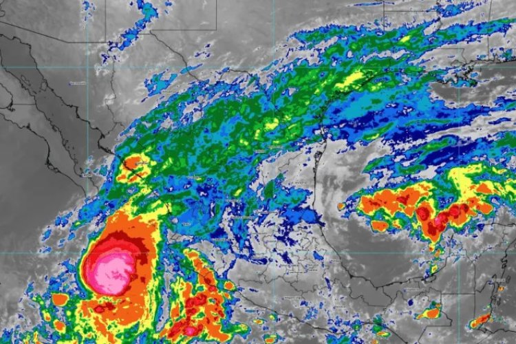 Huracán ‘Lidia’ provocará lluvias intensas al Noroeste y Occidente del país