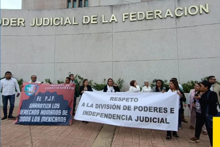 Amenazan trabajadores del PJF, con paro nacional al no tener respuesta de la Cámara de Diputados