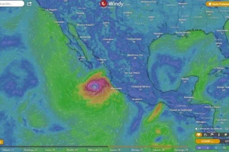 Huracán Norma se desplaza hacia Baja California Sur y Sinaloa