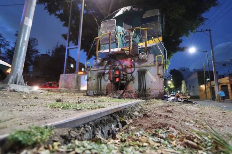 Tren de carga se descarrila en la alcaldía Venustiano Carranza, CDMX