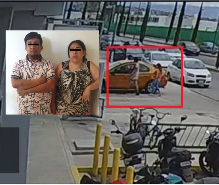 Capturan a pareja que presuntamente robó una tienda en Tecámac, Edomex