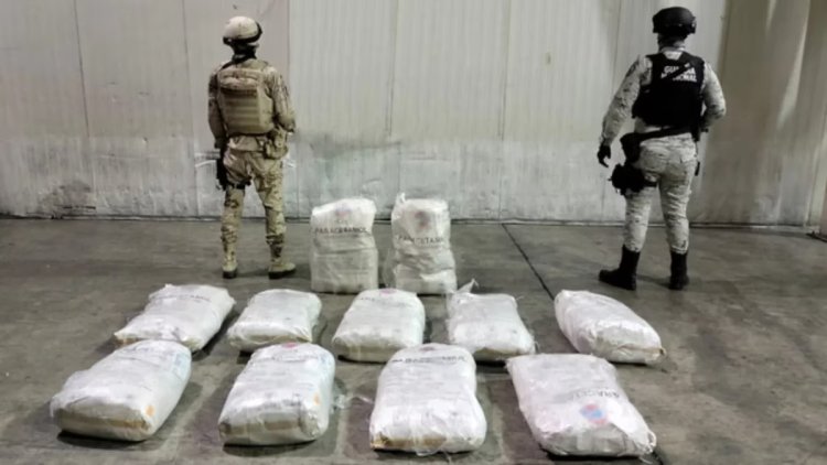 Guardia Nacional asegura fentanilo etiquetado como paracetamol en Sonora