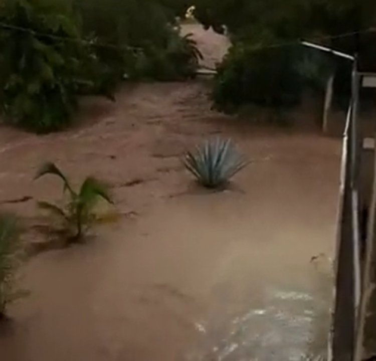 Salvaron personas atrapadas por intensas lluvias en Puerto Vallarta