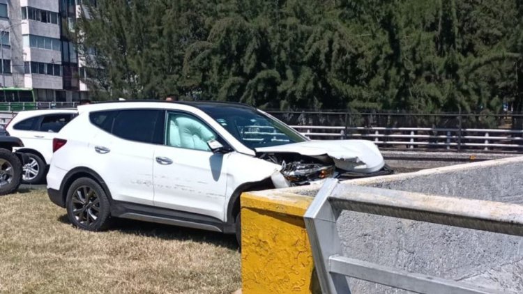 En presunto intento de robo balean a automovilista en el Viaducto, CDMX