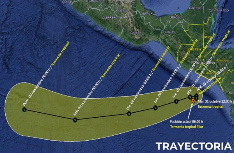 Conagua alerta a tomar medidas por la llegada de la tormenta ‘Pilar’