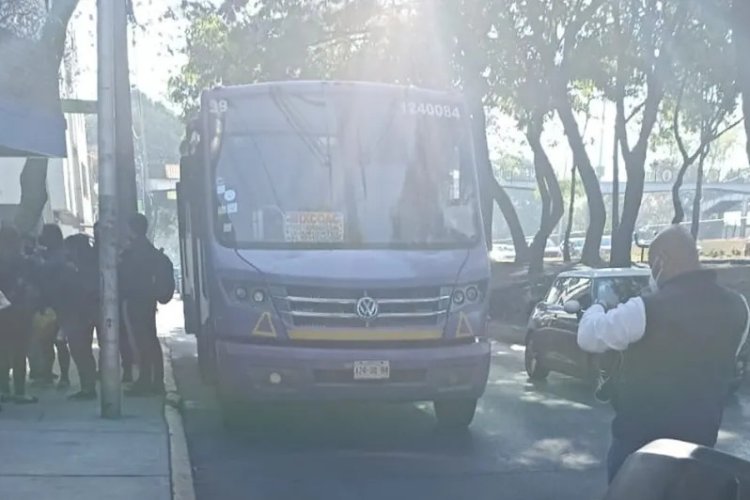 Pasajero fue herido en el pecho durante un asalto en Iztapalapa en la CDMX