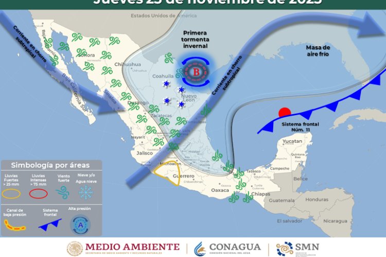 Alerta amarilla por bajas temperaturas en CDMX y EDOMEX por Frente Frío 11