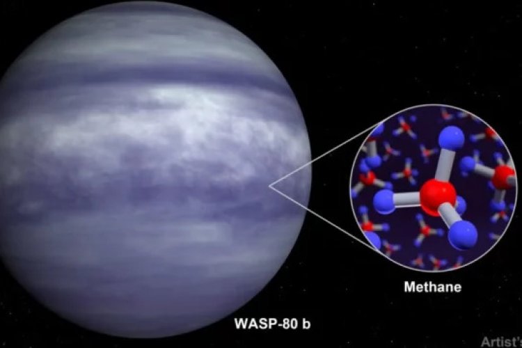 Telescopio James Webb descubre gas metano en un exoplaneta