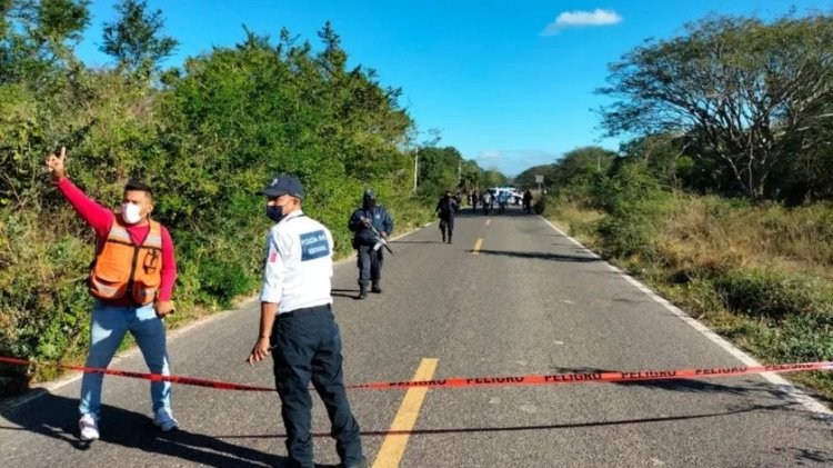 Hallaron cinco cuerpos degollados en Juchique de Ferrer en Veracruz