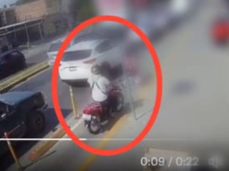 Motociclista atropella a niña y escapa del lugar en León, Guanajuato