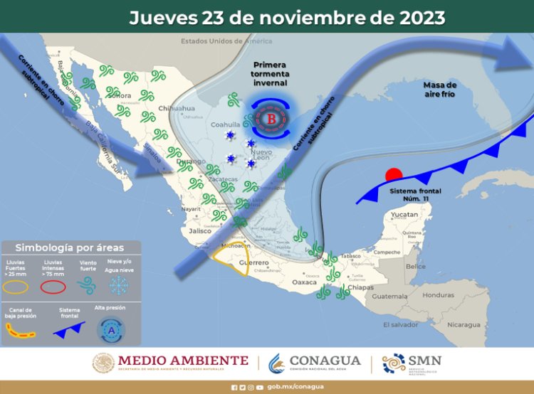 Alerta amarilla por bajas temperaturas en CDMX y EDOMEX por Frente Frío 11