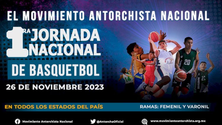 Realizarán Primera Jornada Nacional de Básquetbol en los 32 estados de la república