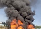 Reportan incendio en respiraderos del Río de los Remedios en Ecatepec, EDOMEX