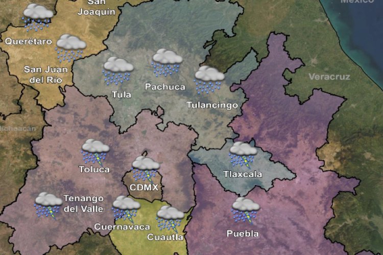 El Frente Frío número 13 estará provocando lluvias torrenciales en varios estados del país