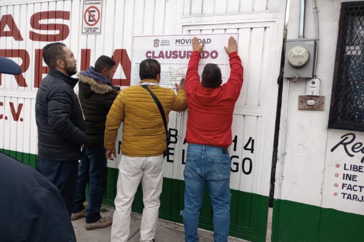 Durante operativo clausuran depósitos de vehículos en varios municipios del Edomex