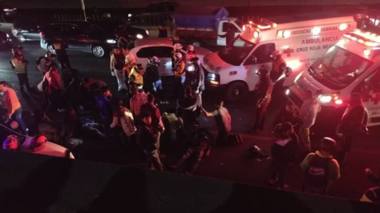 Borracho arrolla peregrinación en la México-Puebla; hay tres fallecidos y 12 lesionados