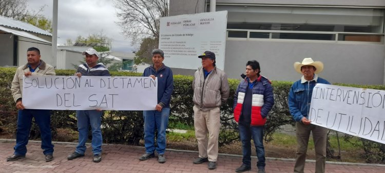 Obreros de Mixquiahuala exigen pago justo de utilidades