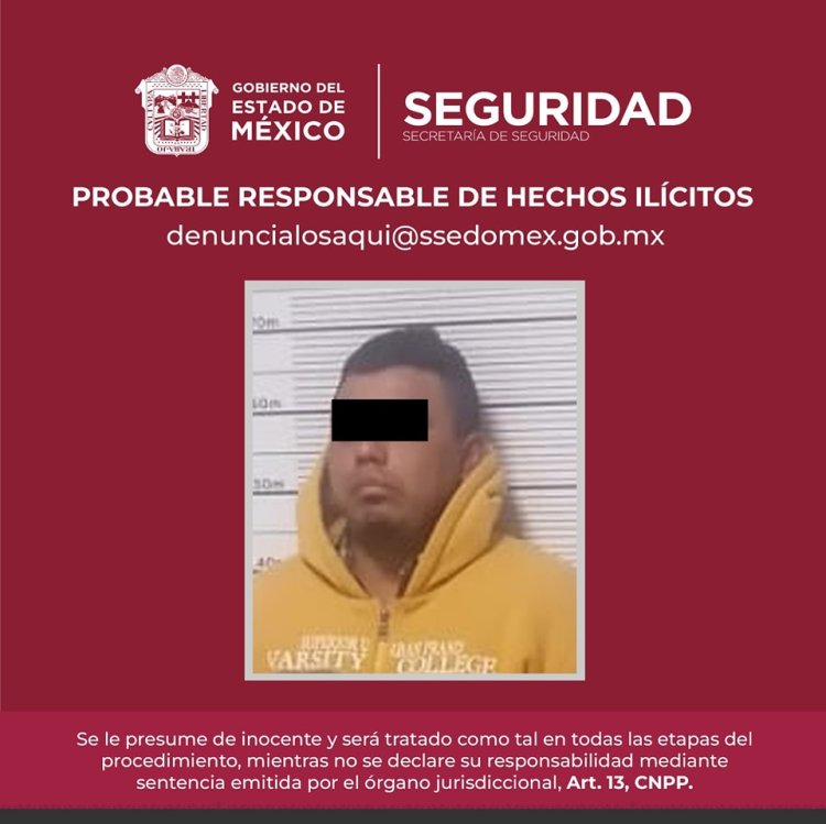 Detienen a presunto miembro de la Familia Michoacana que extorsionaba en Toluca