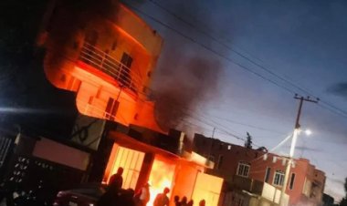 Reportan quema de ministerio público en Hidalgo por muerte de un menor