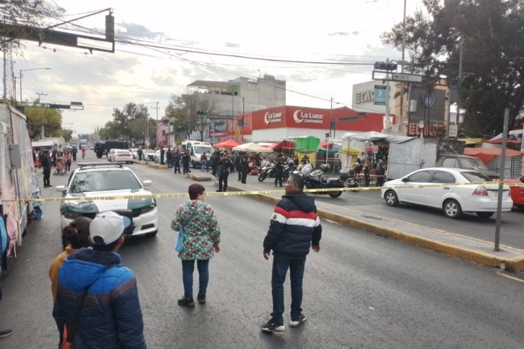 Reportan balacera en tianguis de los juguetes en la alcaldía Iztacalco, CDMX