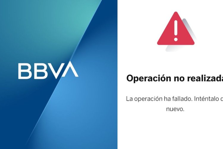 BBVA reportó fallas en su aplicación móvil