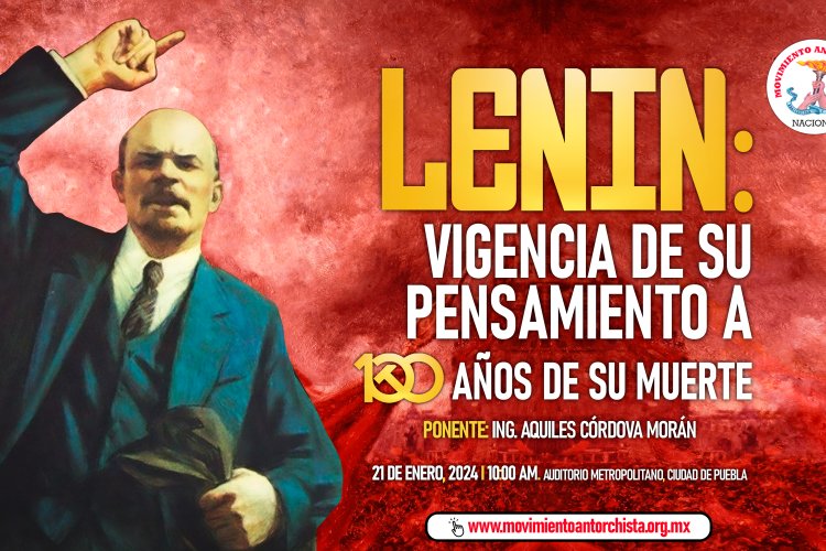 Antorcha recordará a Lenin en el centenario de su muerte