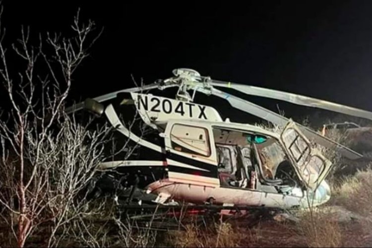 Reportan accidente de helicóptero de Texas mientras patrullaba frontera con México