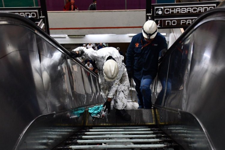 Metro prepara renovación de 18 escaleras eléctricas