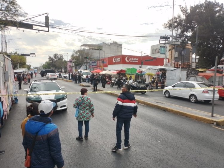 Reportan balacera en tianguis de los juguetes en la alcaldía Iztacalco, CDMX