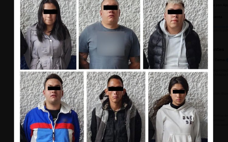 Detienen a presuntos miembros de una banda dedicada al narcomenudeo en la CDMX