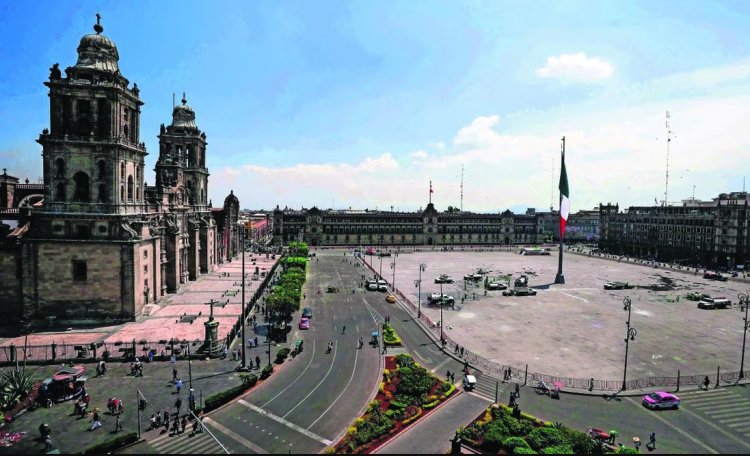 Vuelven peatonales alrededores del Zócalo capitalino de la CDMX