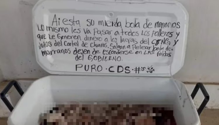 Abandonan cabezas en una hielera en La Concordia, Chiapas