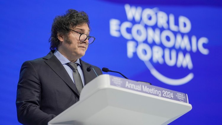 El Estado 'no es la solución, es el problema', dice presidente argentino en Davos