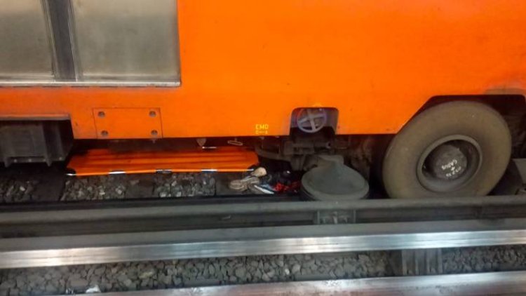 Muere hombre que se arrojó al Metro de la CDMX