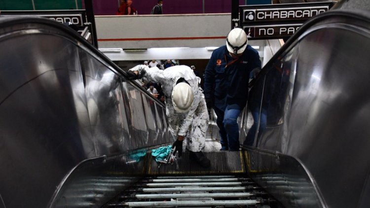 Metro prepara renovación de 18 escaleras eléctricas
