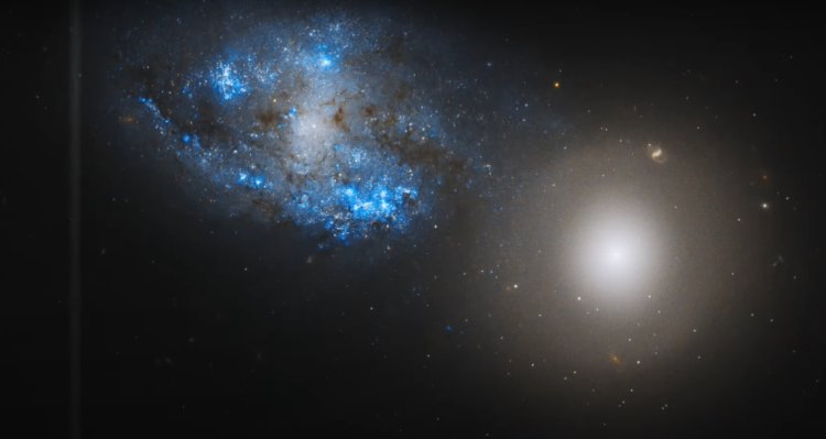 NASA captura el sonido de dos galaxias interactuando