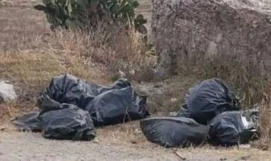 Encuentran bolsas con restos humanos en Tehuacán, Puebla